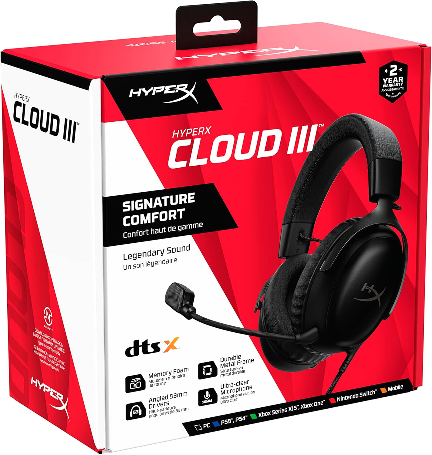 Cloud 3 wired gaming headset