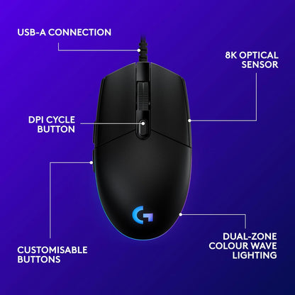 Logitech G203 Wired Gaming Mouse